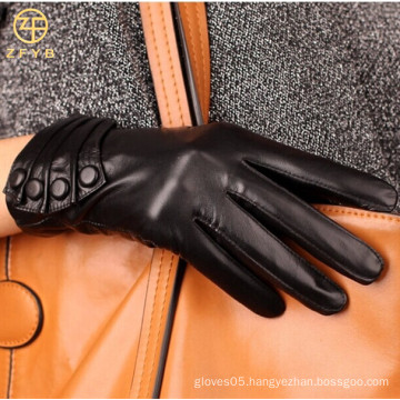 ZF0006 Winter fashion women real leather gloves